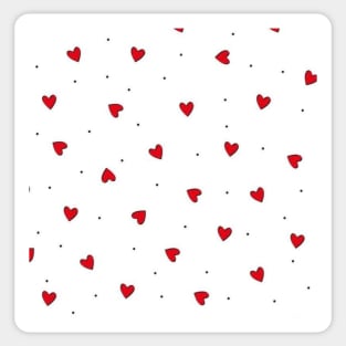 Love pattern Sticker